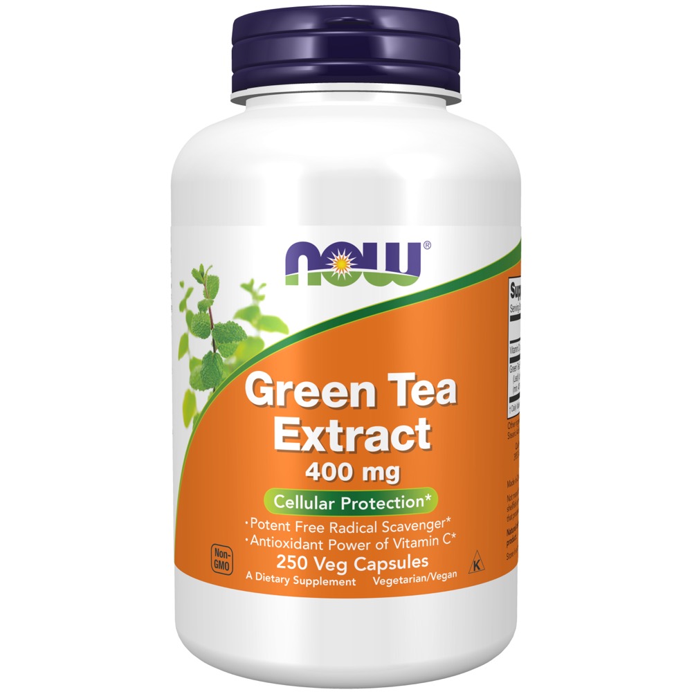 Now Vitamins - Green Tea Extract 400 Mg 250/Caps