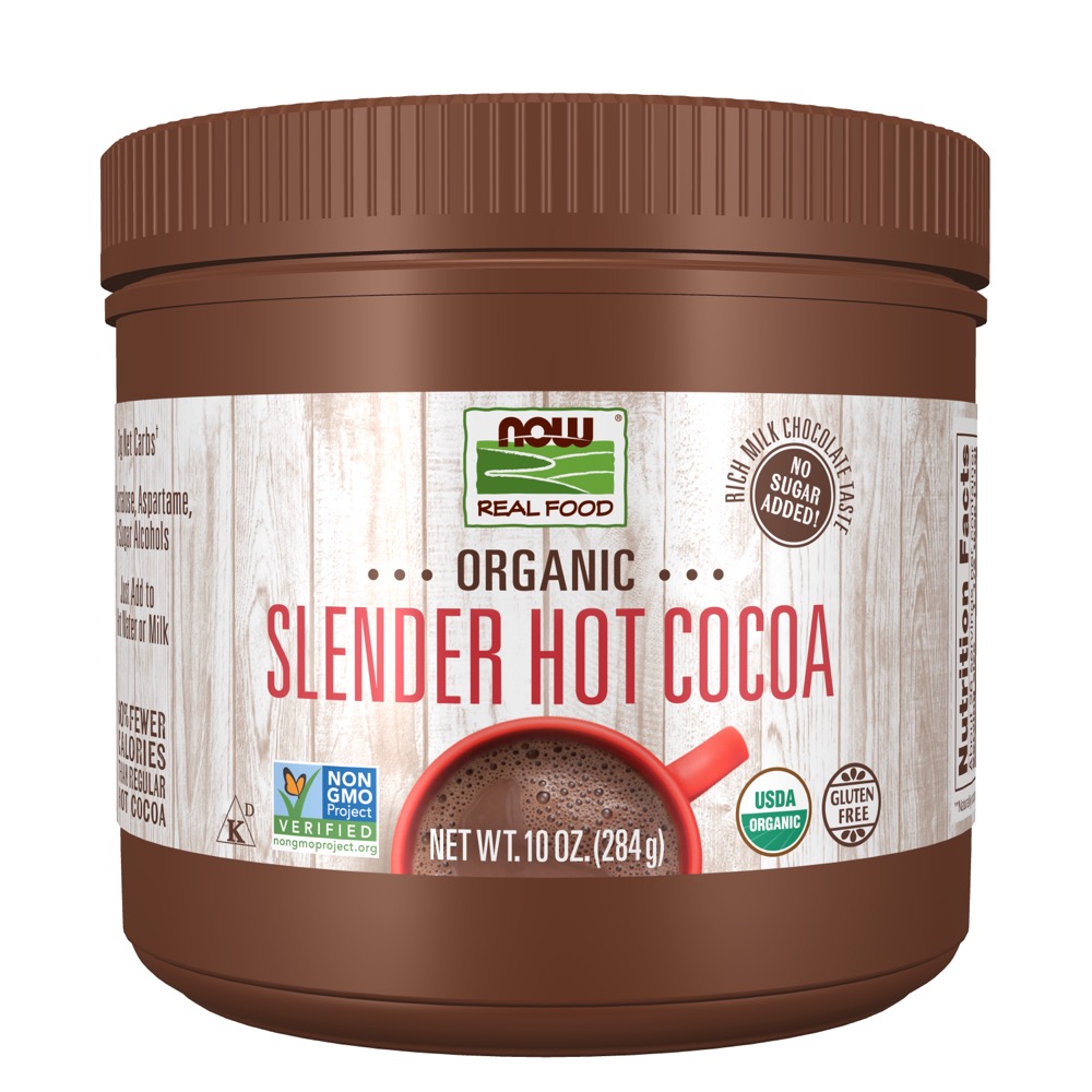 Now Vitamins - Hot Cocoa Sweetened With Better Stevia 10 oz. 