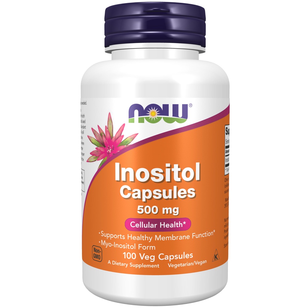 Now Vitamins - Inositol 500Mg 100 Caps