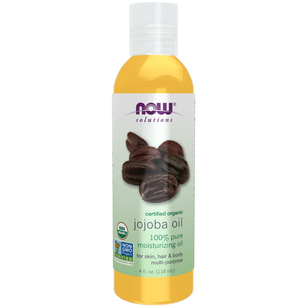 Now Vitamins - Jojoba Oil Organic 100% Pure 4 Fl oz