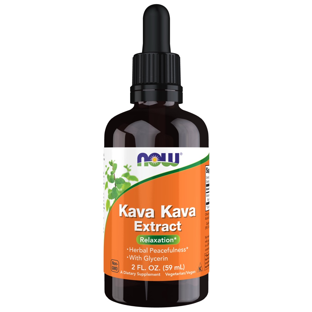 Now Vitamins - Kava Kava Liquid 2 oz