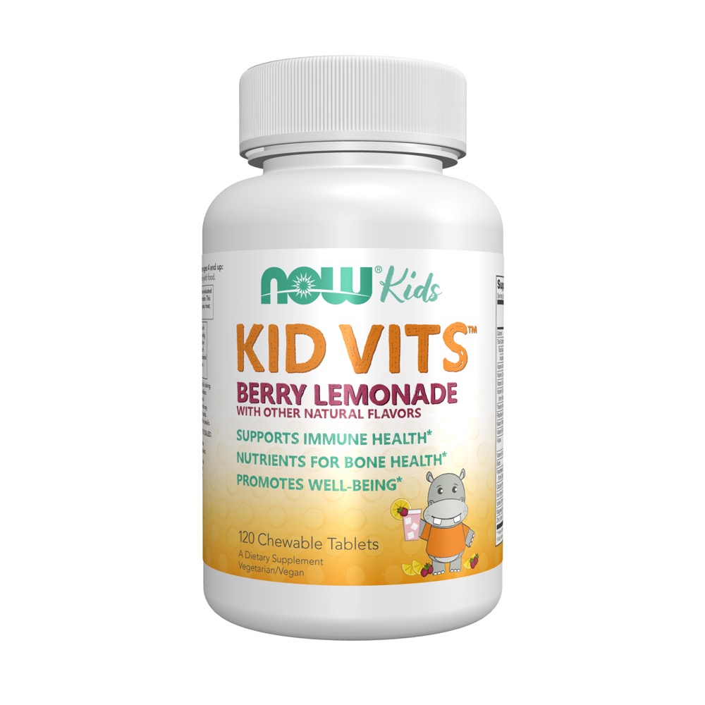 Now Vitamins - Kid Vits Berry Blast Chewable 120/Tbs