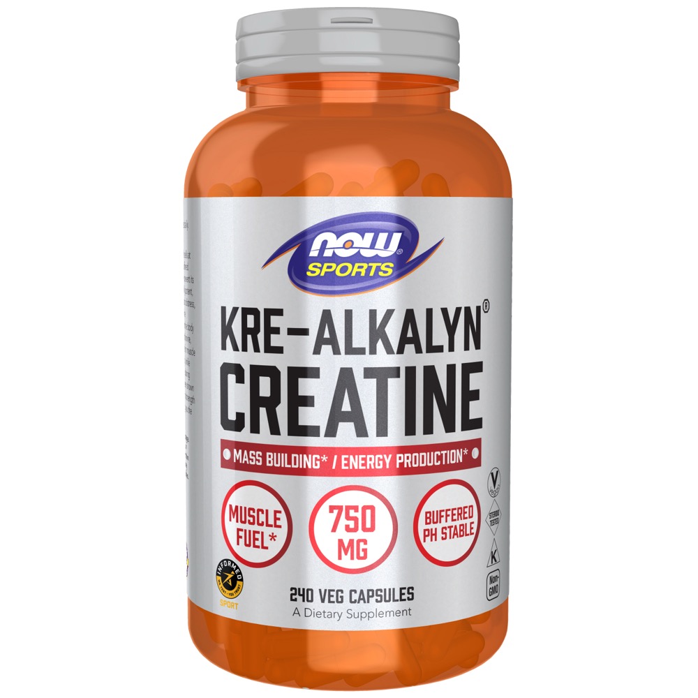 Now Vitamins - Kre-Alkalyn Creatine - 240 Capsules