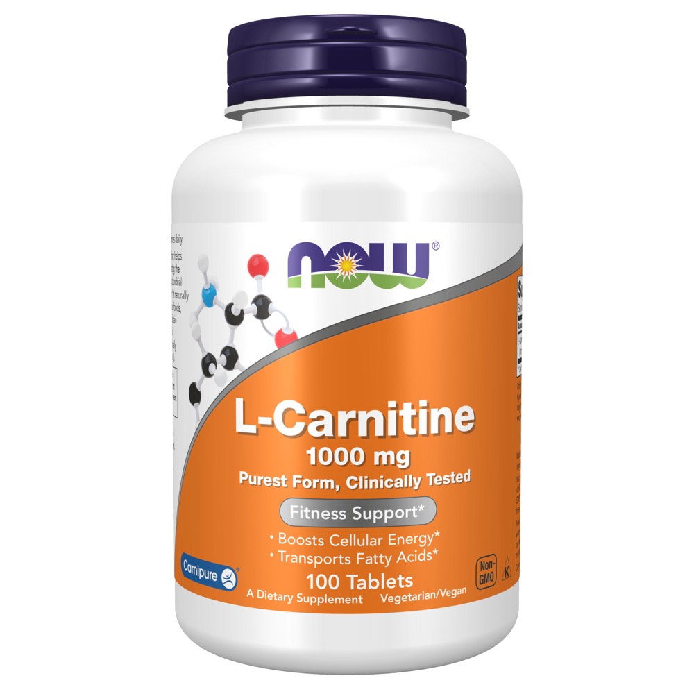 Now Vitamins - L-Carnitine 1000 Mg 100 Tabs