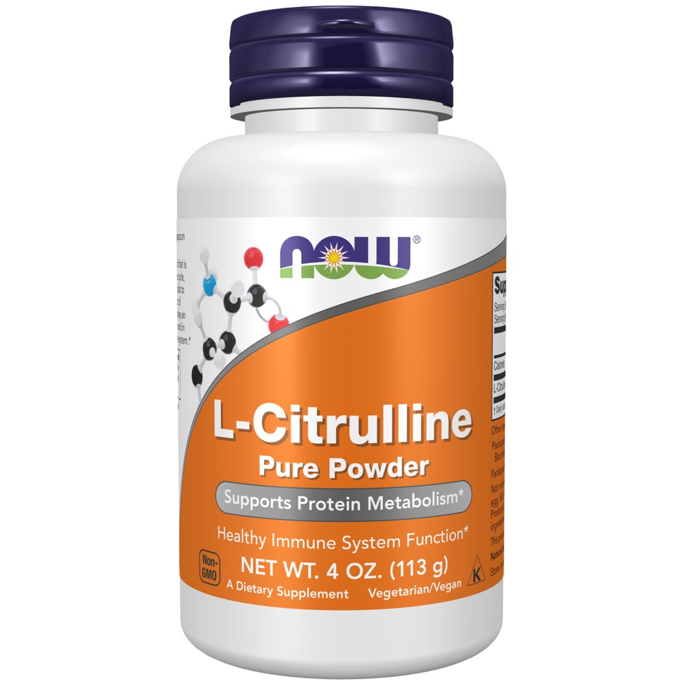 Now Vitamins - L-Citrulline Pure Powder 4 oz.