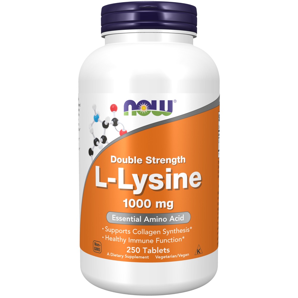 Now Vitamins - L-Lysine  1000mg 250 tablets