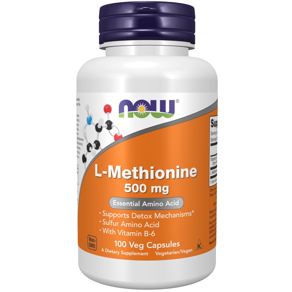 Now Vitamins - L-Methionine 500Mg100 Caps