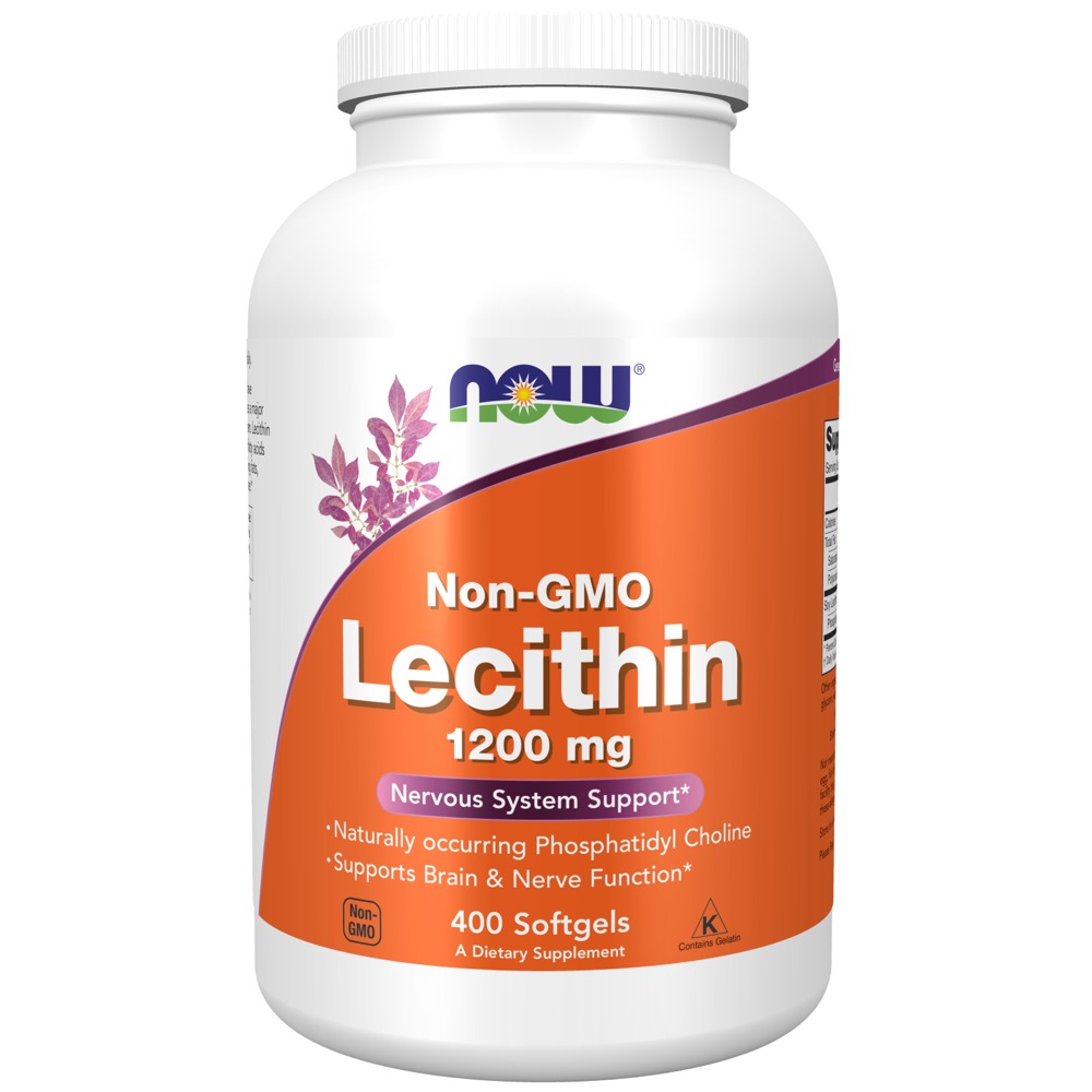 Now Vitamins - Lecithin 1200 Mg 400 Gels