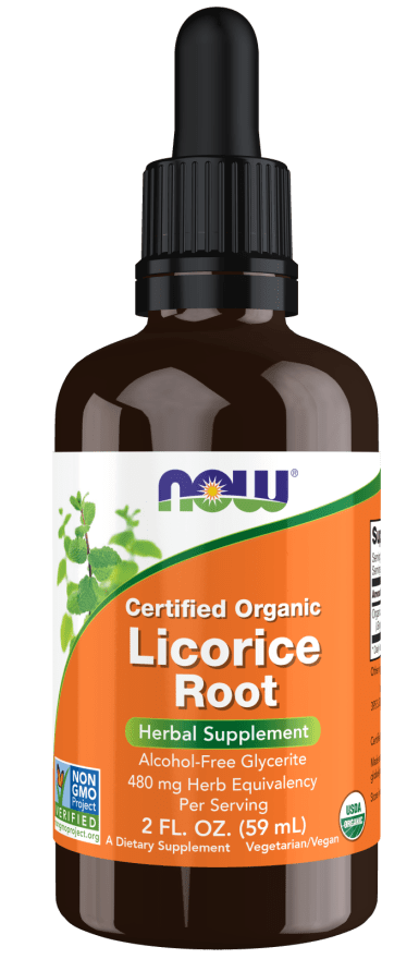 Now Vitamins - Licorice Root, Organic 2oz