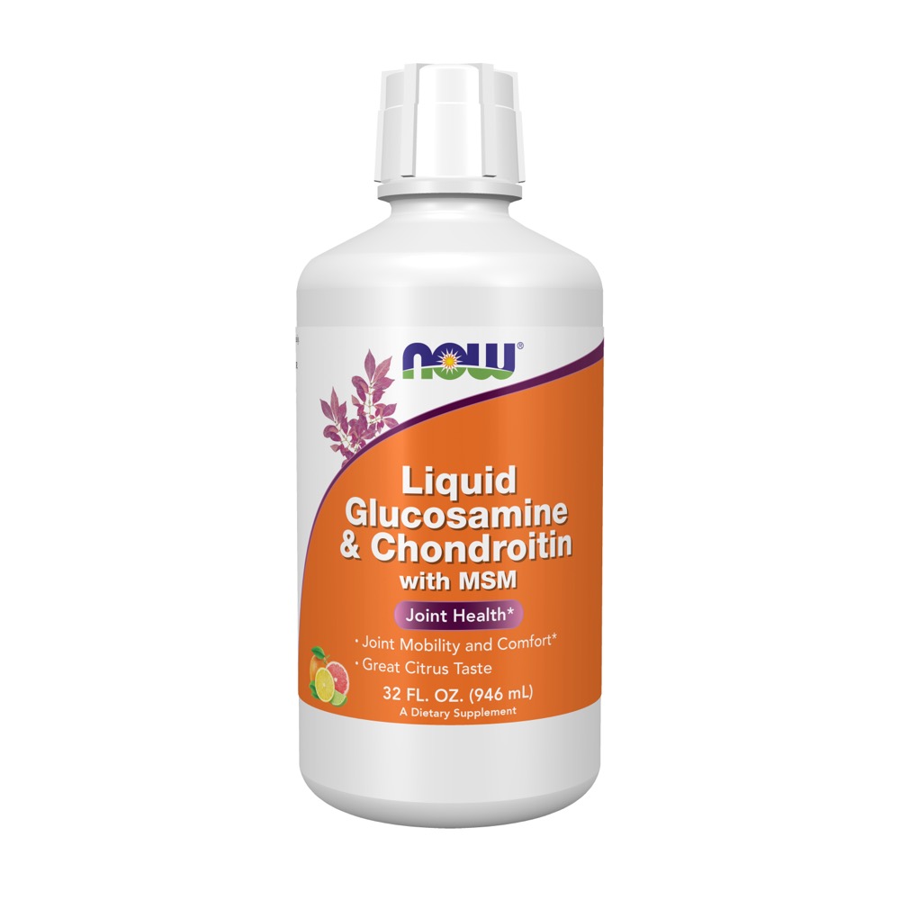 Now Vitamins - Liq Glucosamine & Chondroitin With Msm 32 oz