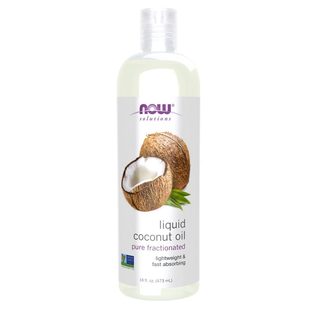 Now Vitamins - Liquid Coconut Oil - 16 oz.