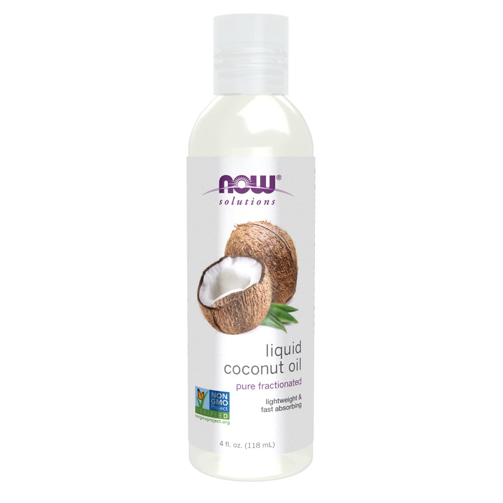 Now Vitamins - Liquid Coconut Oil Pure Fractionated 4oz