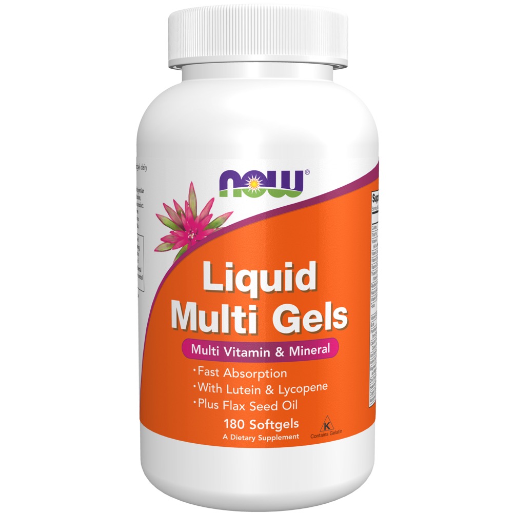 Now Vitamins - Liquid Multi Gels 180/Sgels