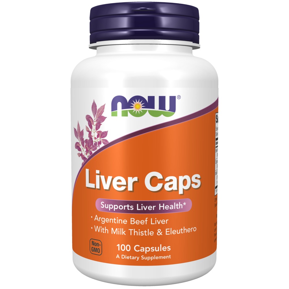 Now Vitamins - Liver Caps 100 Caps