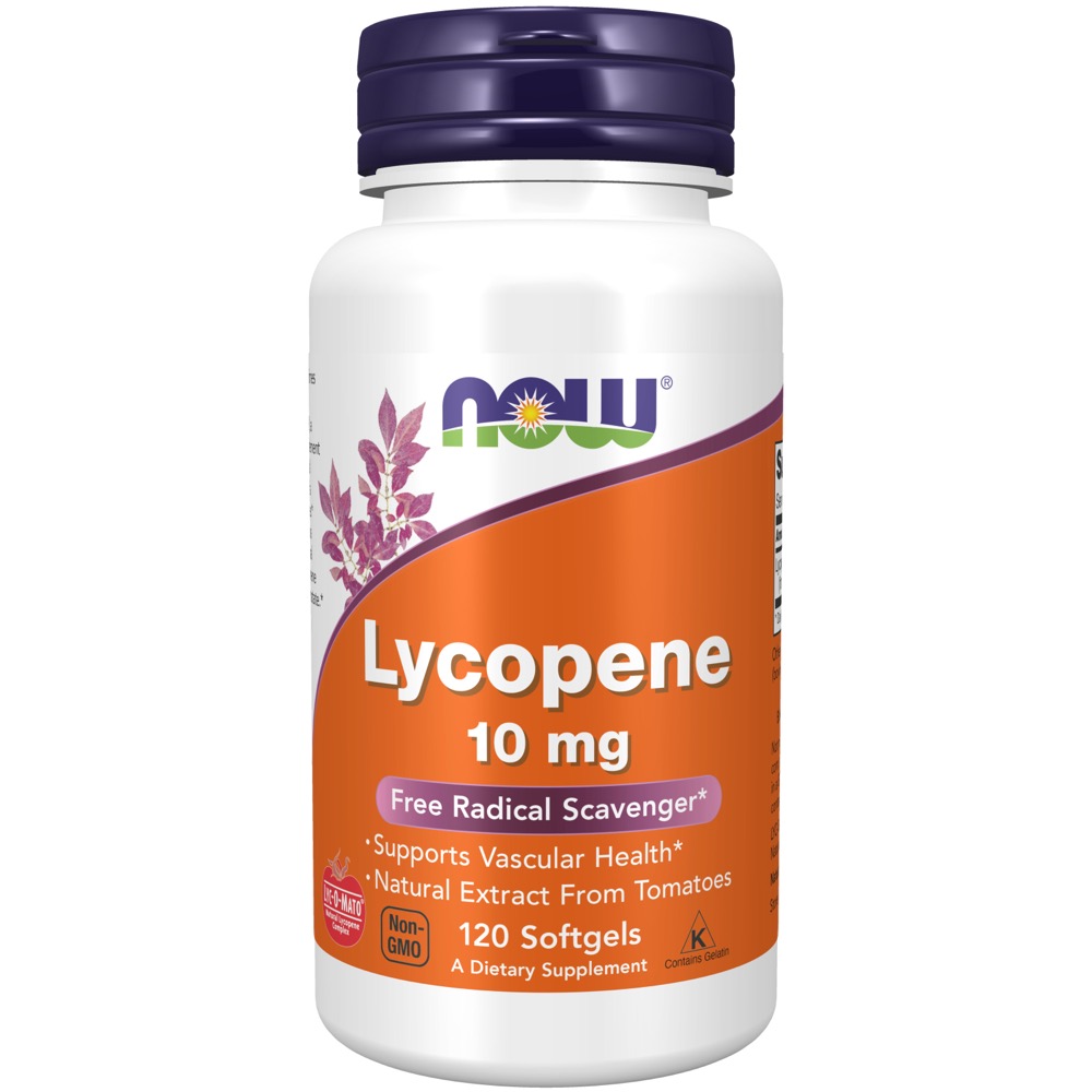 Now Vitamins - Lycopene 10 Mg (Tomatoes) 120/Gels