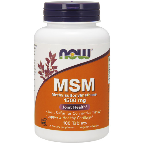 Now Vitamins - M.S.M 1500Mg 100 Tabs