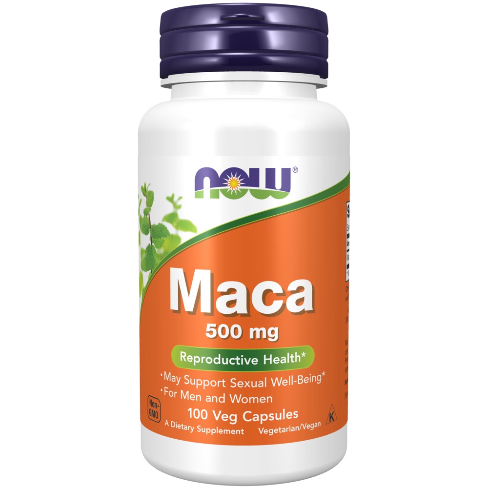 Now Vitamins - Maca 500Mg 100 Caps
