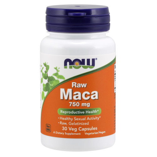 Now Vitamins - Maca 750mg 30 veg caps-UNAVAILABLE