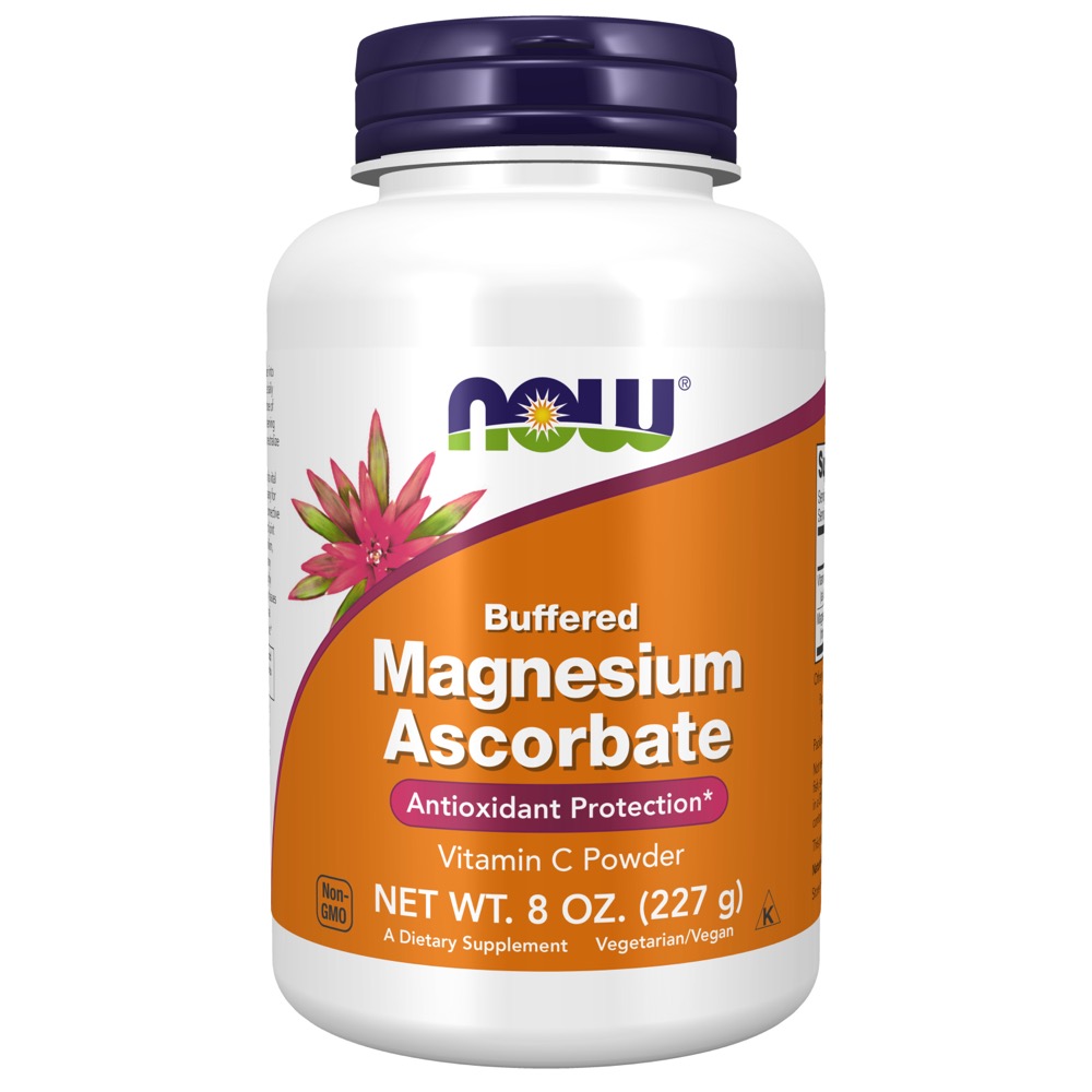 Now Vitamins - Magnesium Ascorbate Pwd 8 oz