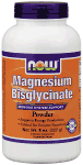 Now Vitamins - Magnesium Bisglycinate Powder 8 oz