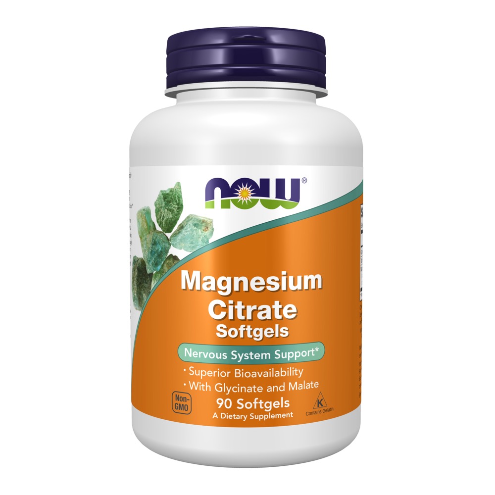 Now Vitamins - Magnesium Citrate 90 Softgels