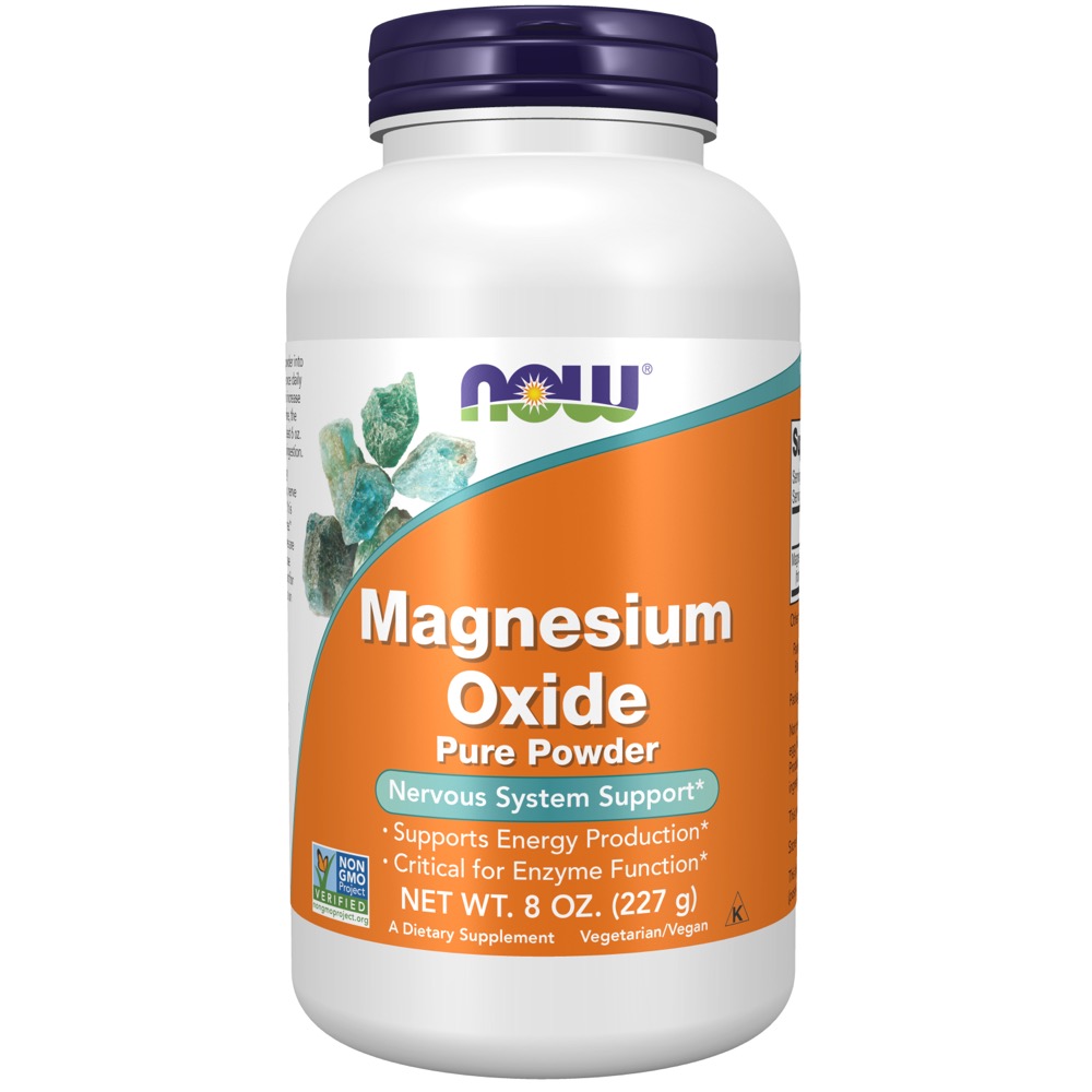 Now Vitamins - Magnesium Oxide Pwd 8 oz   