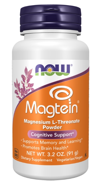 Now Vitamins - Magtein 3.2 oz pwd 46 servings