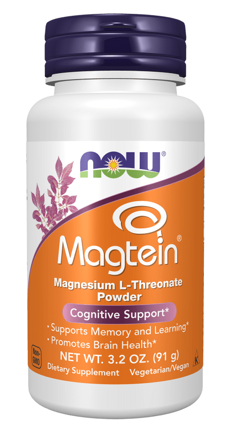 Now Vitamins - Magtein Powder 3.2 oz