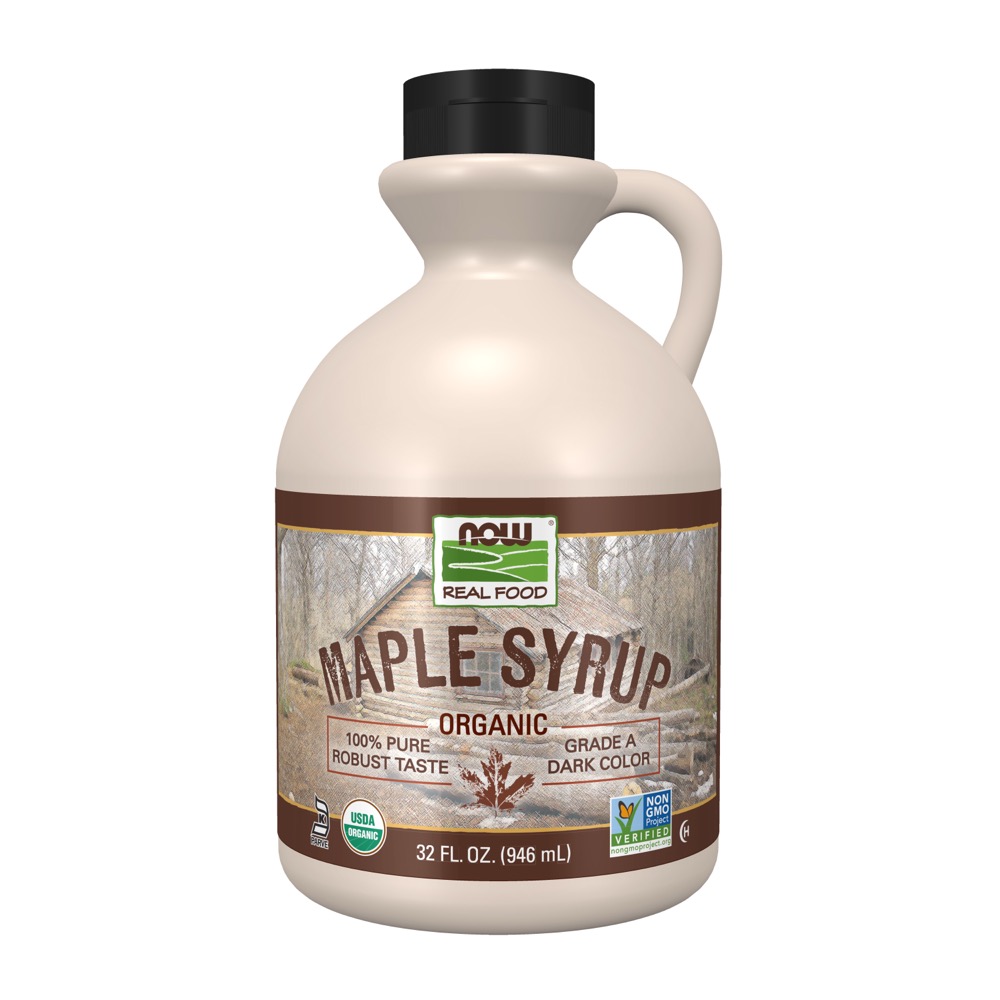 Now Vitamins - Maple Syrup Grade B Organic 32oz.