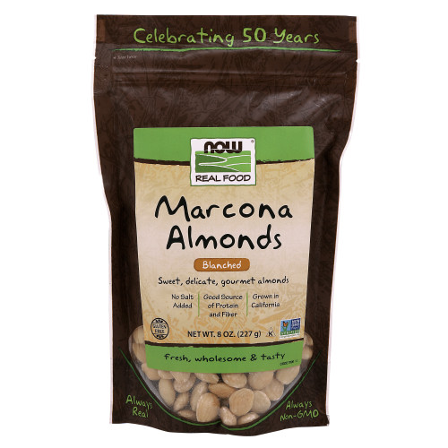 Now Vitamins -  Marcona Almonds, Blanched 8 oz
