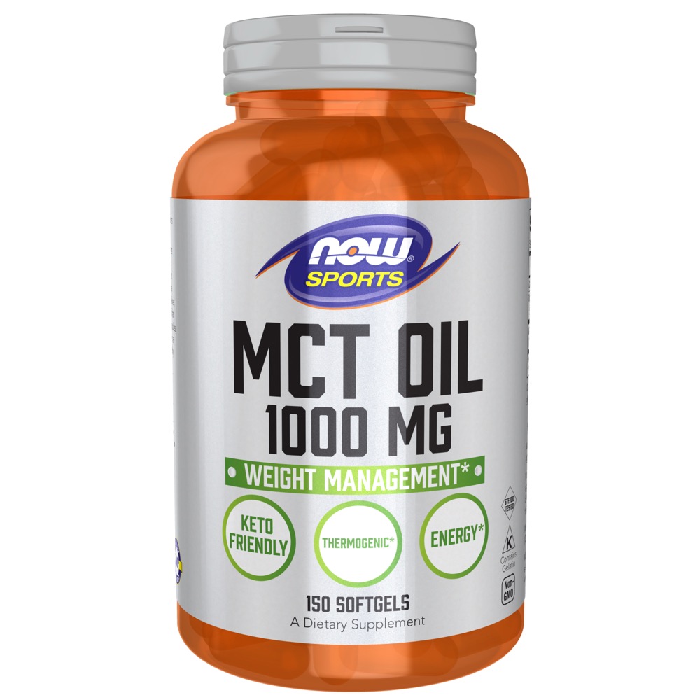 Now Vitamins - MCT Oil 1000 mg 150 Softgels