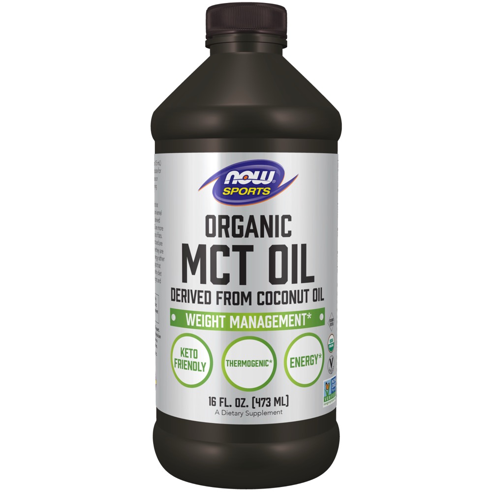 Now Vitamins - MCT Oil, Organic 16 fl. oz.