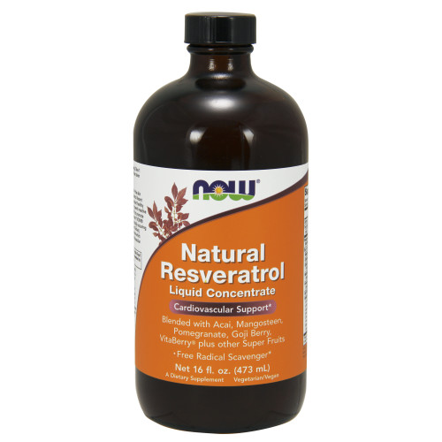 Now Vitamins - Mega Potency Natural Resveratrol Liq Conc16 oz.       TEMPORARILY UNAVAILABLE