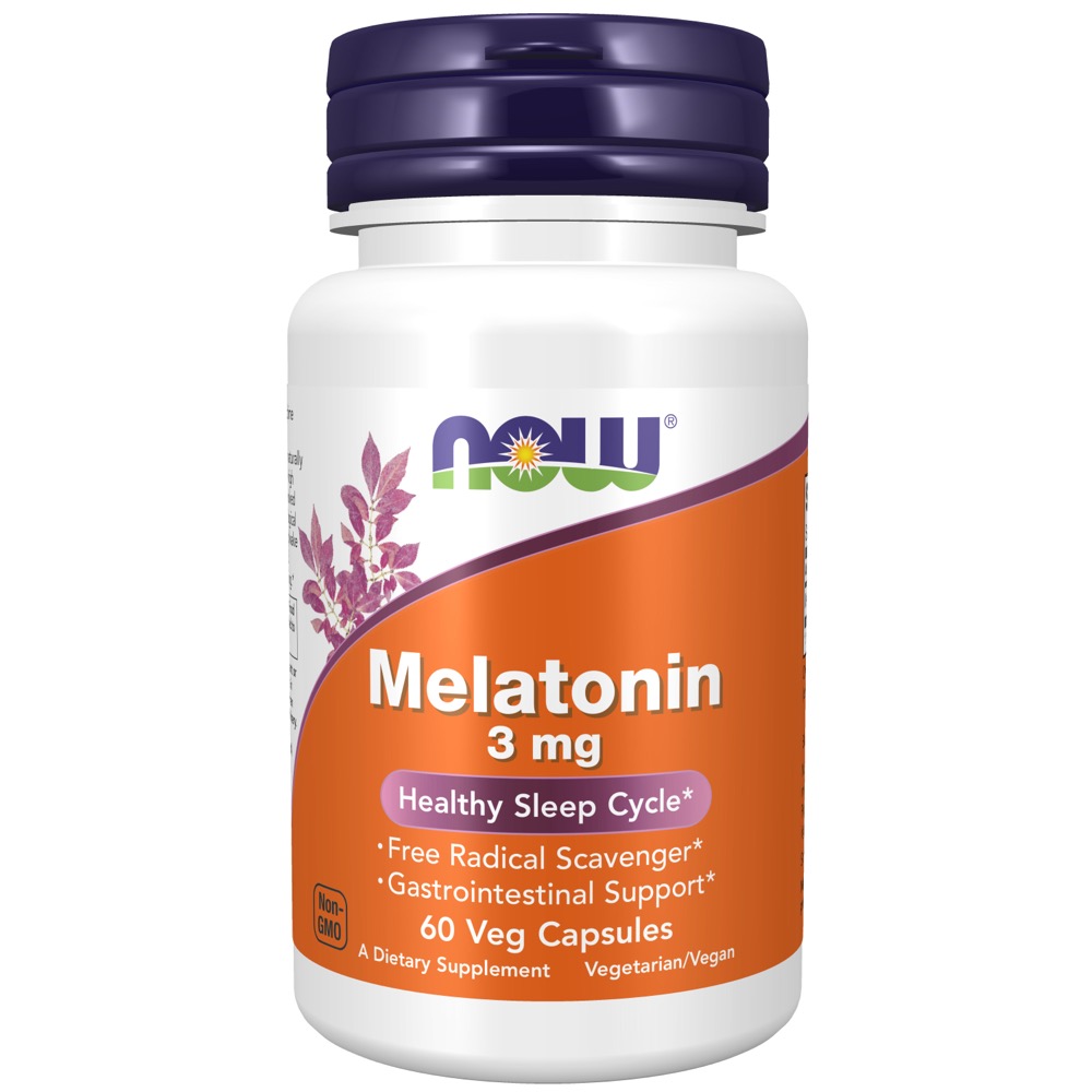 Now Vitamins - Melatonin 3 Mg 60 Caps