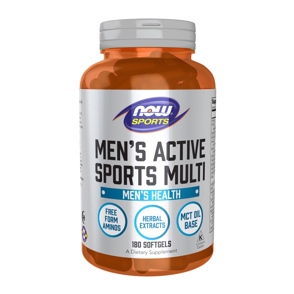 Now Vitamins - Men's Active Sports Multi - 180 Softgels