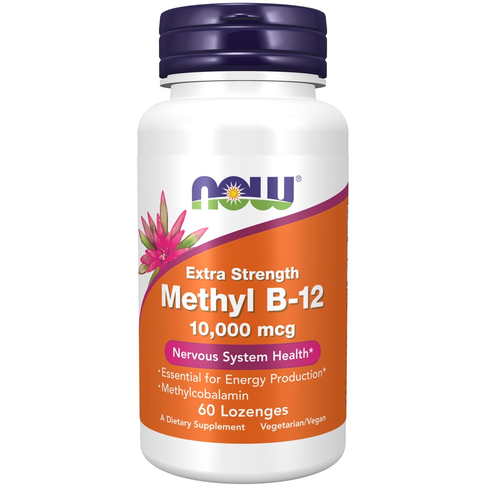 Now Vitamins - Methyl B-12 10,000 mcg 60 Loz.