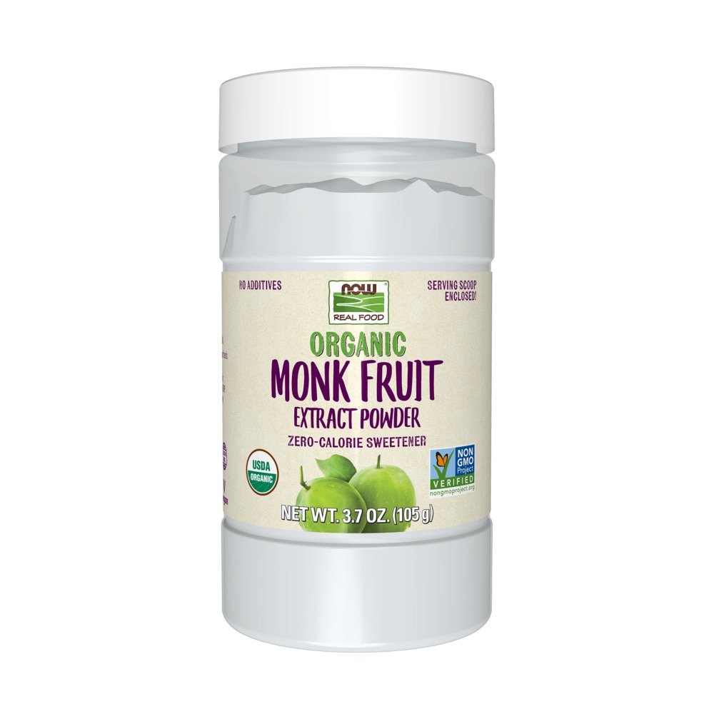 Now Vitamins - Monk Fruit Extract Powder Organic 3.7oz