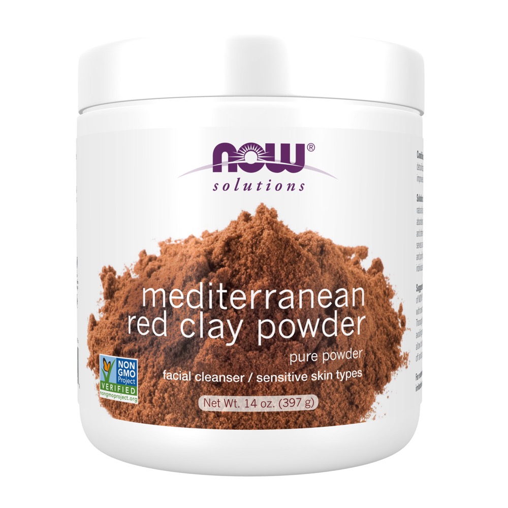 Now Vitamins - Moroccan Red Clay Powder 14 Oz