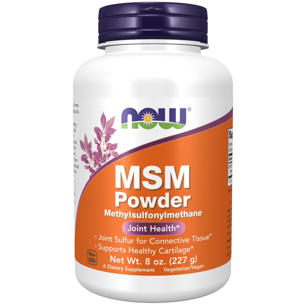 Now Vitamins - MSM Powder 8 oz.
