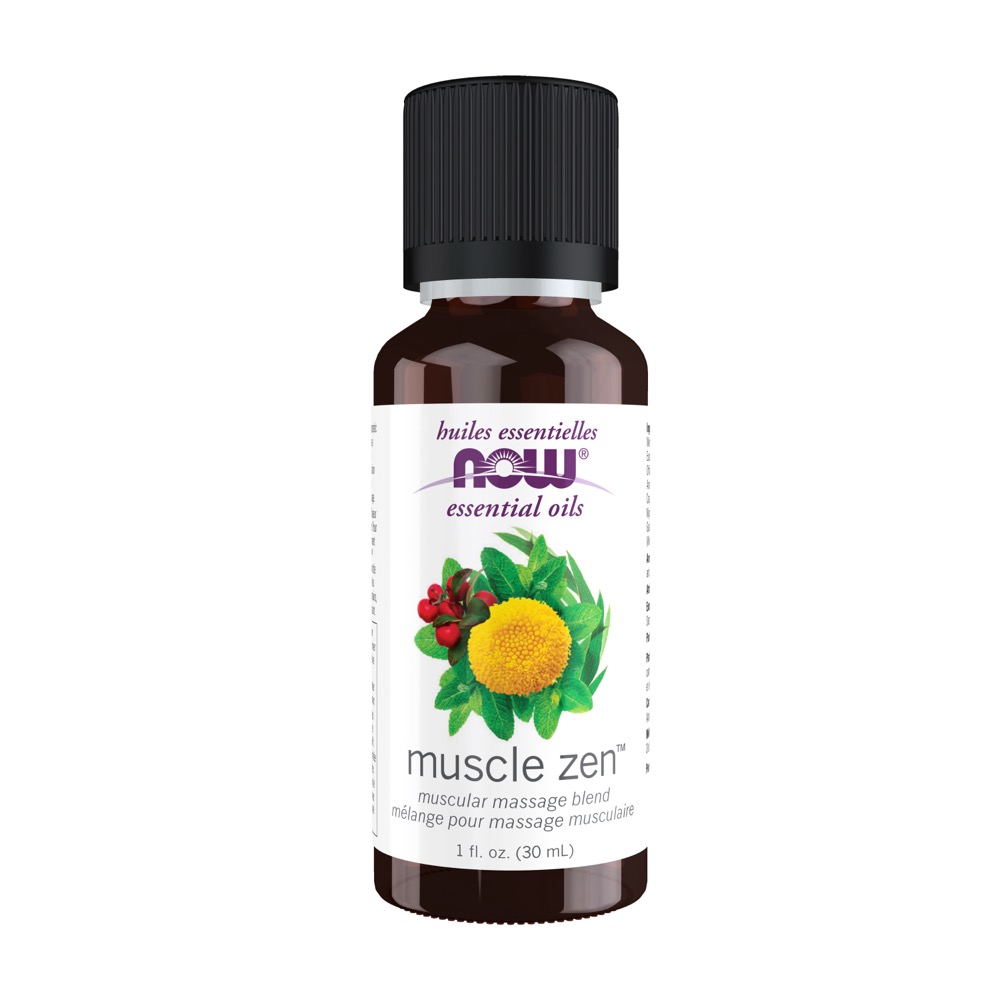 Now Vitamins - Muscle Zen Oil Blend - 1 fl. oz.