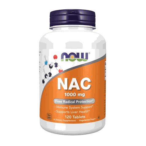 Now Vitamins - NAC 1000 mg 120 Tablets   
