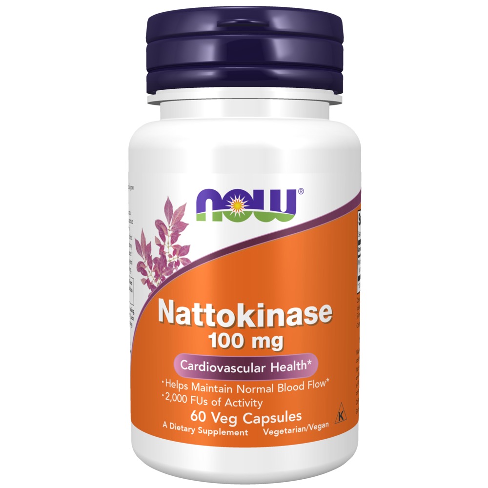 Now Vitamins - Nattokinase 100mg 60/Vcaps