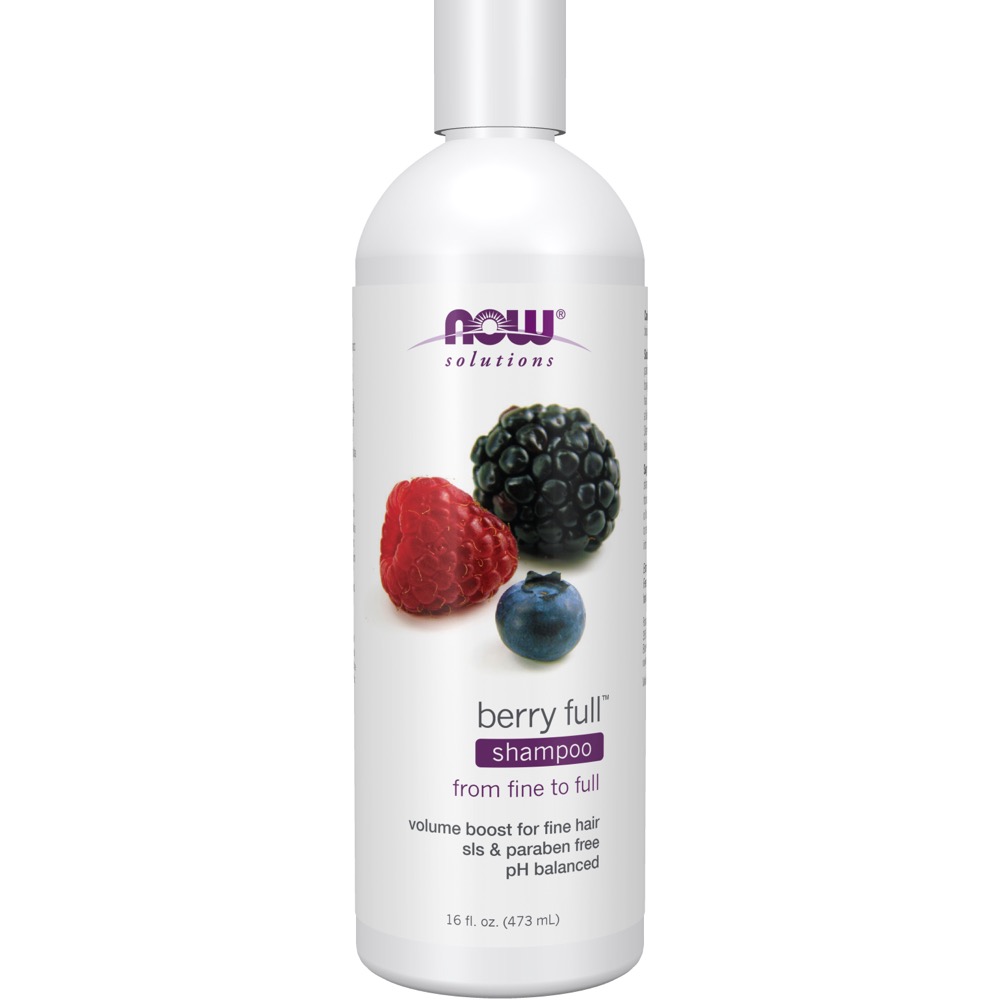 Now Vitamins - Natural Shampoo Berry Full 16oz.