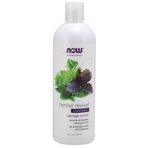 Now Vitamins - Natural Shampoo Herbal Revival 16 oz.   TEMPORARILY UNAVAILABLE