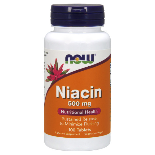 Now Vitamins - Niacin 500Mg TR 100 Tabs-UNAVAILABLE