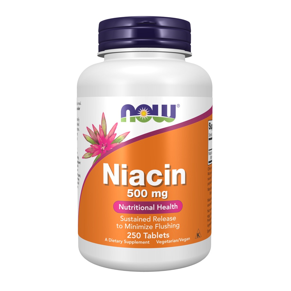 Now Vitamins - Niacin 500Mg TR 250 Tabs