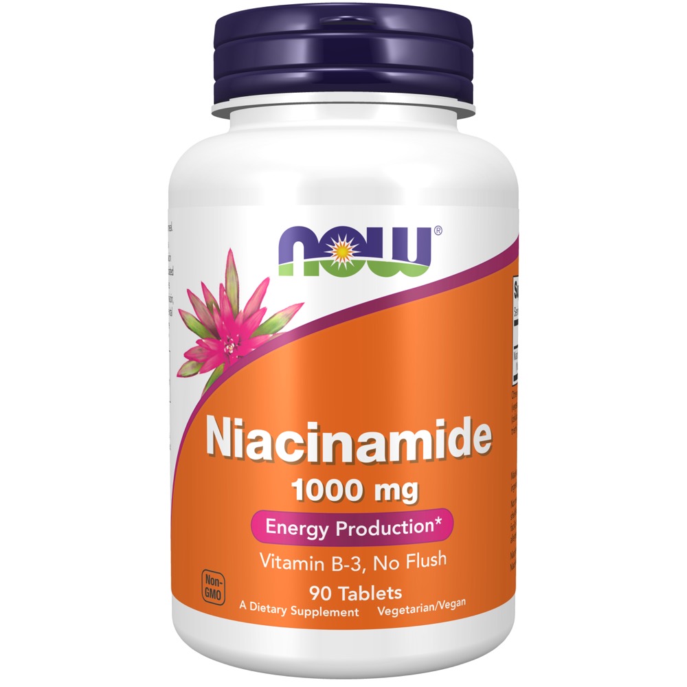 Now Vitamins - Niacinamide 1000 mg 90 Tabs