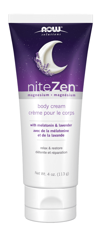 Now Vitamins - niteZen Magnesium Body Cream 4 oz.