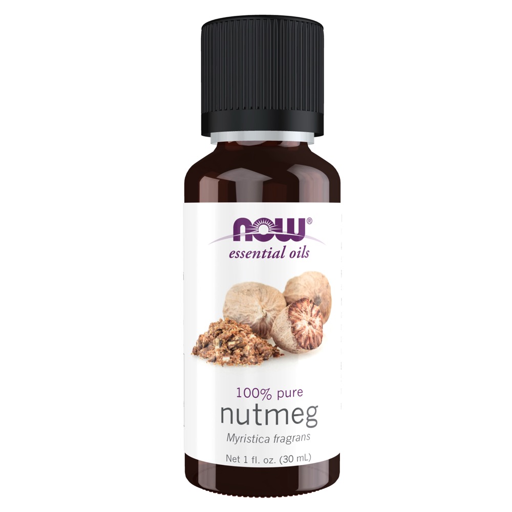 Now Vitamins - Nutmeg Oil Pure 1 oz