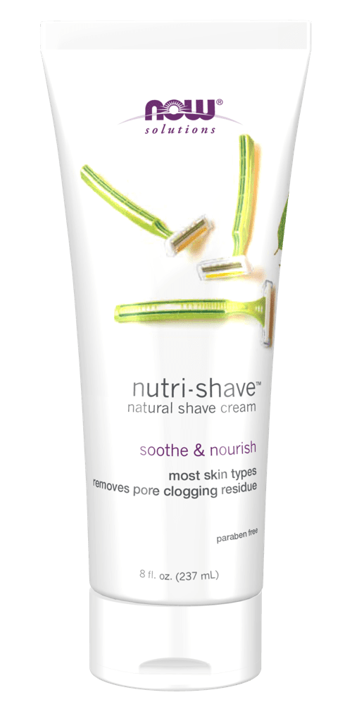 Now Vitamins - Nutri-Shave™ Natural Shave Cream 8 fl. oz.